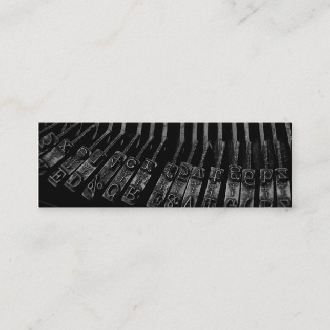 Mini Carte de visite pour écrivains (Devant)