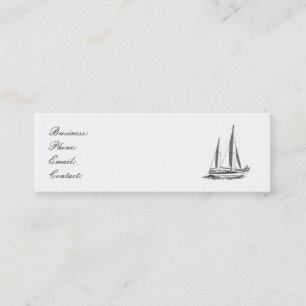 Mini Carte de visite pour voilier