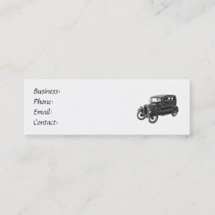 Mini Carte de visite pour voiture ancienne