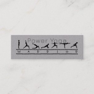 Mini Carte de visite Power Yoga