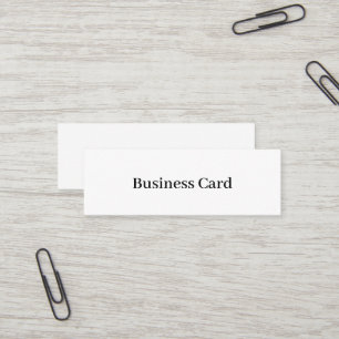 Mini Carte de visite professionnelle standard, 3,5" x 2