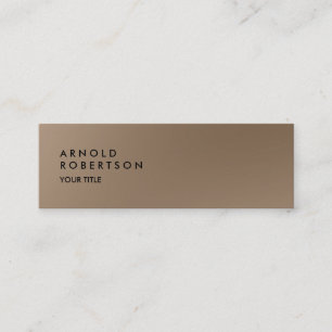 Mini Carte de visite professionnelle tendance Slim Brow
