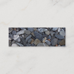 Mini Carte de visite signet  Beach Stones