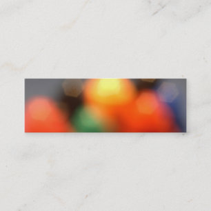 Mini Carte de visite signet Bokeh