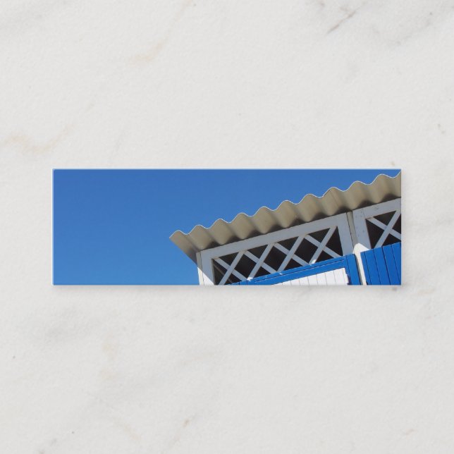 Mini Carte de visite signet d'été (Devant)