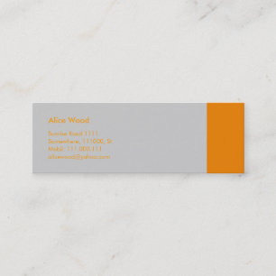 Mini Carte de visite simple
