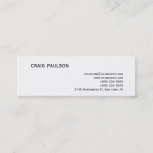 Mini Carte de visite simple tendance mignonne perle ord