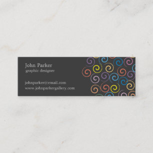Mini Carte de visite Spirals
