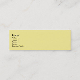 Mini Carte de visite standard