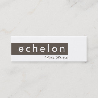 Mini CARTE DE VISITE tendance moderne simple tablier br