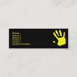 Mini Carte de visite touché