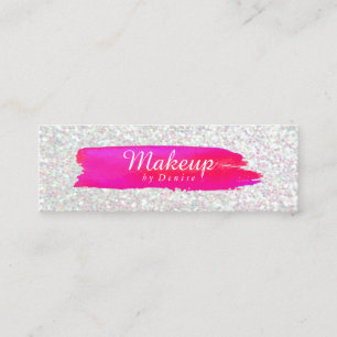 Mini Carte de visite - traçage de maquillage iridescen