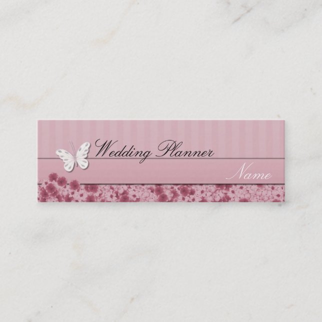 Mini Carte de visite wedding planner (Devant)