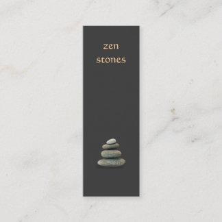 Mini Carte de visite Zen Stones