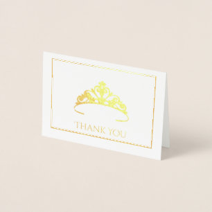 Mini carte Gold Foil Tiara
