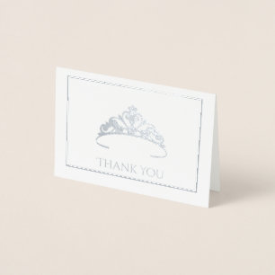 Mini carte Silver Foil Tiara