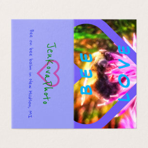 MINI CARTES 2x3.5 de NOUVEL AMOUR d'ABEILLE