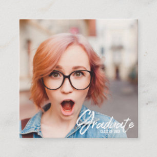 Mini cartes de visite des annonces d'obtention