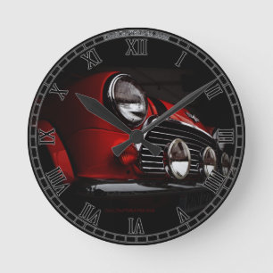 Mini classique avec feux de rallye Horloge