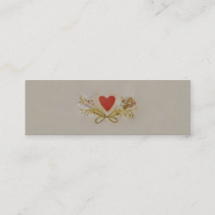Mini Coeur II - Carte de visite mince