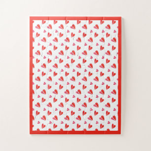 MINI COEURS 11"X14" Puzzle Grandes Pièces