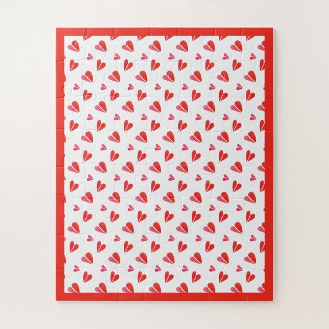 MINI COEURS 16"X20" Gros Pièces Puzzle (Vertical)