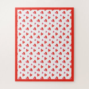 MINI COEURS 16"X20" Puzzle Grandes Pièces