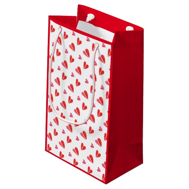 MINI COEURS Petit Sac Cadeau (Dos Angle)