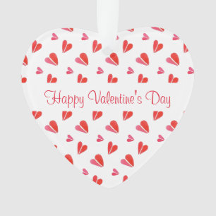 MINI COEURS Saint Valentin Acrylique Ornement card
