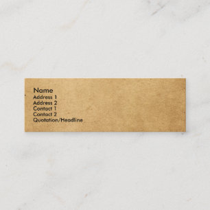 MINI CONCEPTIONS DE CARTE DE VISITE PERSONNALISABLES