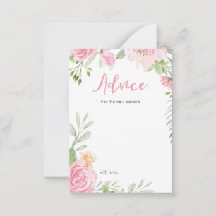 Mini conseil pour les nouveaux parents cartes de B