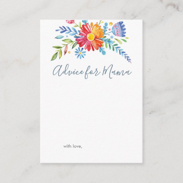 Mini conseil pour les nouveaux parents cartes de B (Devant)