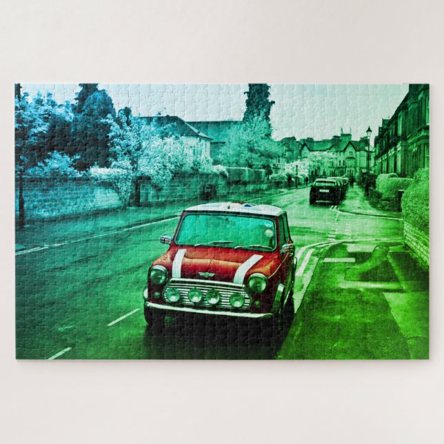Mini Cooper Puzzle JowannaArt (Horizontal)