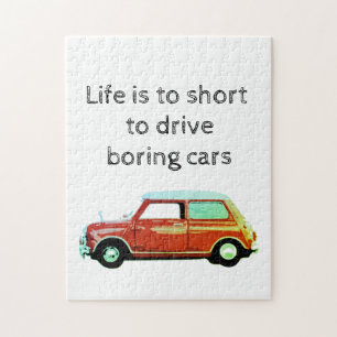 Mini Cooper rouge puzzle
