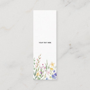 Mini Créez Votre Propre Carte de Visite Florale