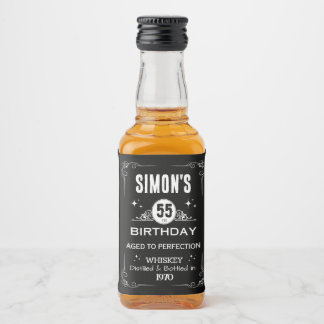 Mini Étiquette de bouteille Whiskey - Vintage Étiq