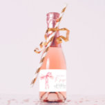 Mini Étiquettes de vin rose bouw prêt à la tache<br><div class="desc">Ce petit étiquette à vin pétillant au baby shower rose arc-en-ciel est doté d'un graphisme d'arc-en-ciel aux tons roses doux et d'une police moderne. Il est parfait pour un baby shower coquette pour une petite fille et vous pouvez l'associer à n'importe quoi dans la collection BLYTHE pour un look cohésif....</div>