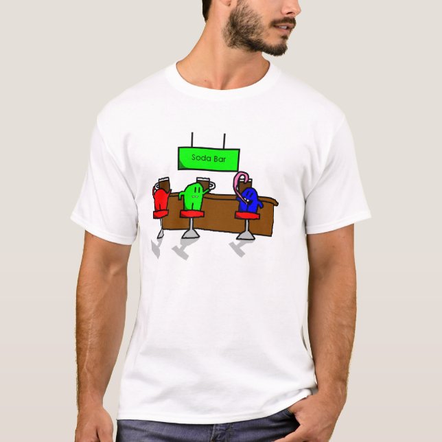 Mini frères au T-shirt de barre de soude (Devant)