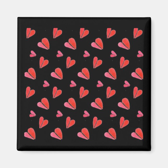 MINI HEARTS II Magnet Carré (Devant)