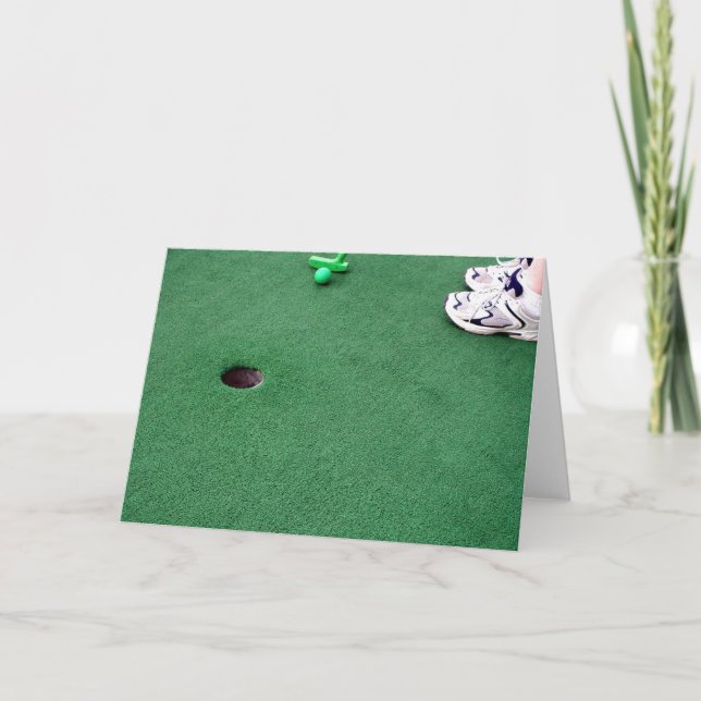 Mini invitation de golf (Devant)