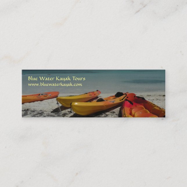 Mini La Caraïbe Kayaks carte de visite (Devant)