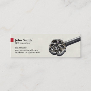 Mini La clé de votre carte de visite de succès de site