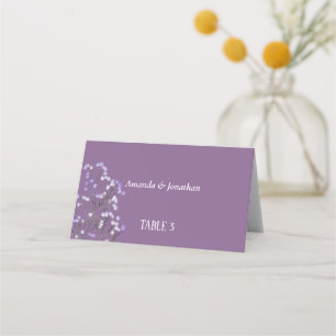 Mini Lavande Florale Mariage Cartes de Place