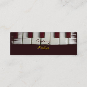 Mini Le piano verrouille le carte de visite