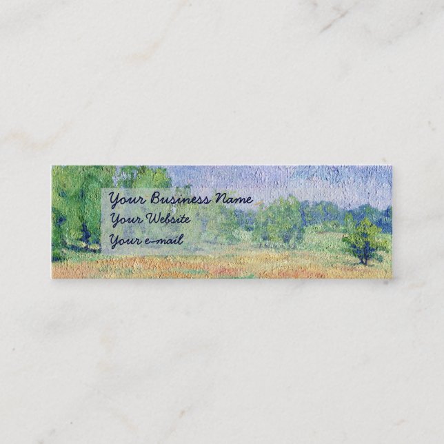Mini Meadows carte de visite lié à la nature (Devant)