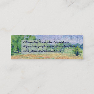 Mini Meadows carte de visite lié à la nature