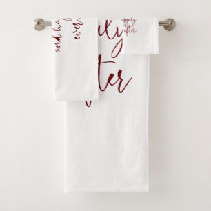 Mini minimaliste de calligraphie bordeaux fantaisi