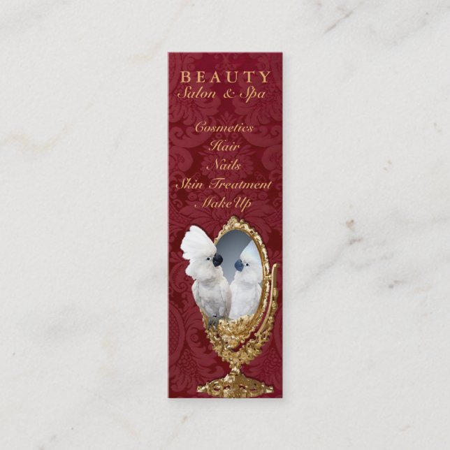 Mini Miroir Sur Le Mur - Carte de visite (Devant)