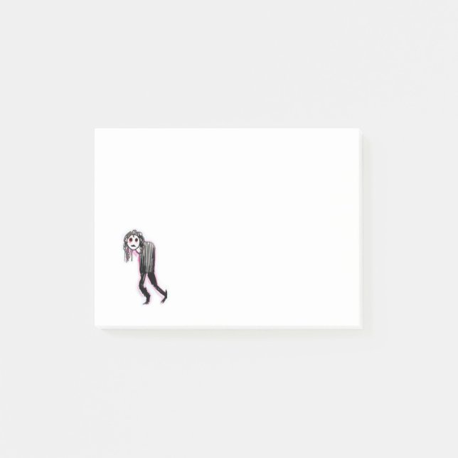 Mini-Miserable Goth Post-It Notes (Devant)