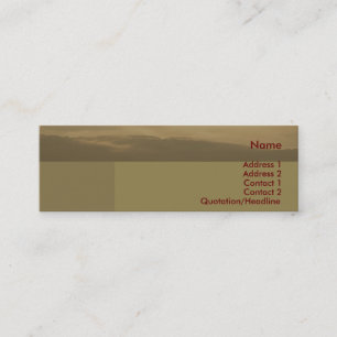 Mini Misty Morning Carte de visite